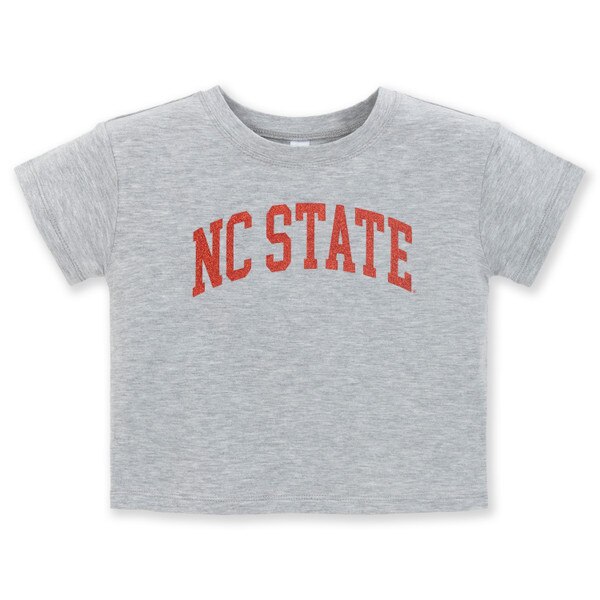 Grey Toddler Girls Short Sleeve Tee